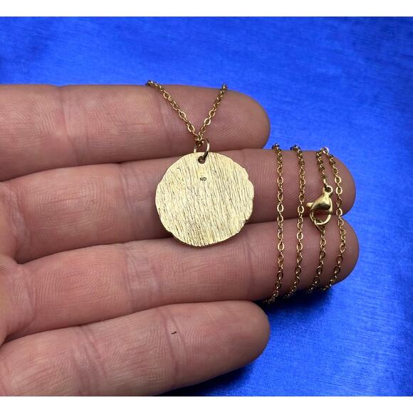 Bronze Octopus Pendant with Stainless Steel Chain - Picture 2 of 3